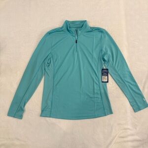 NWT Huk Women's Teal Long Sleeve Top